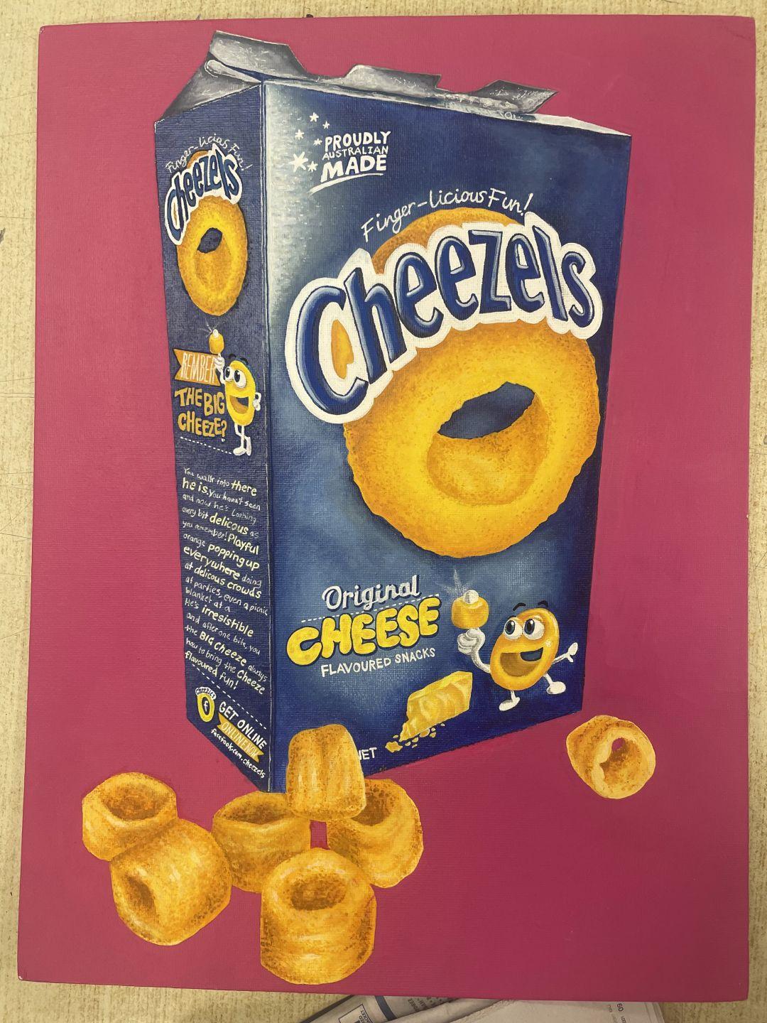 Lola Wood Cheezels painting