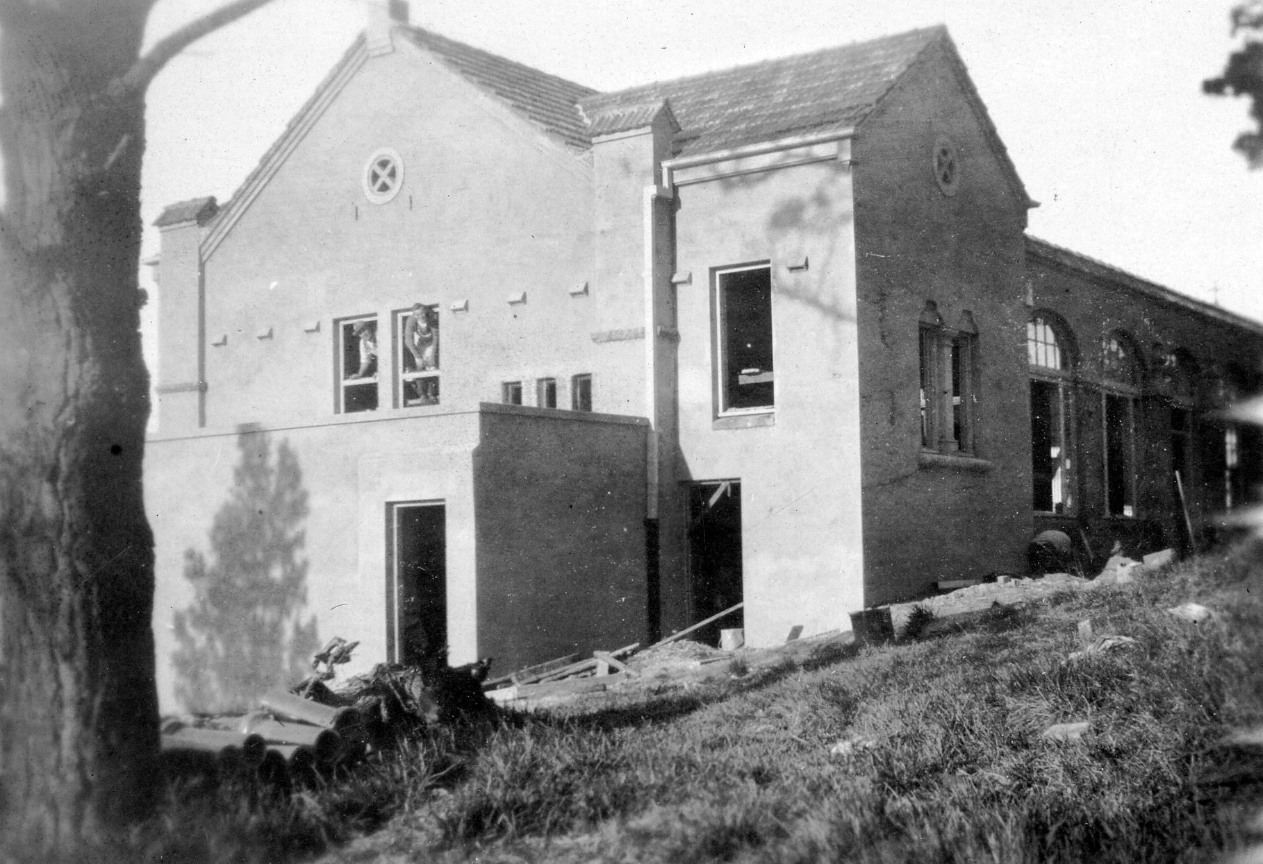 Stella Maris Convent during construction 1930 4