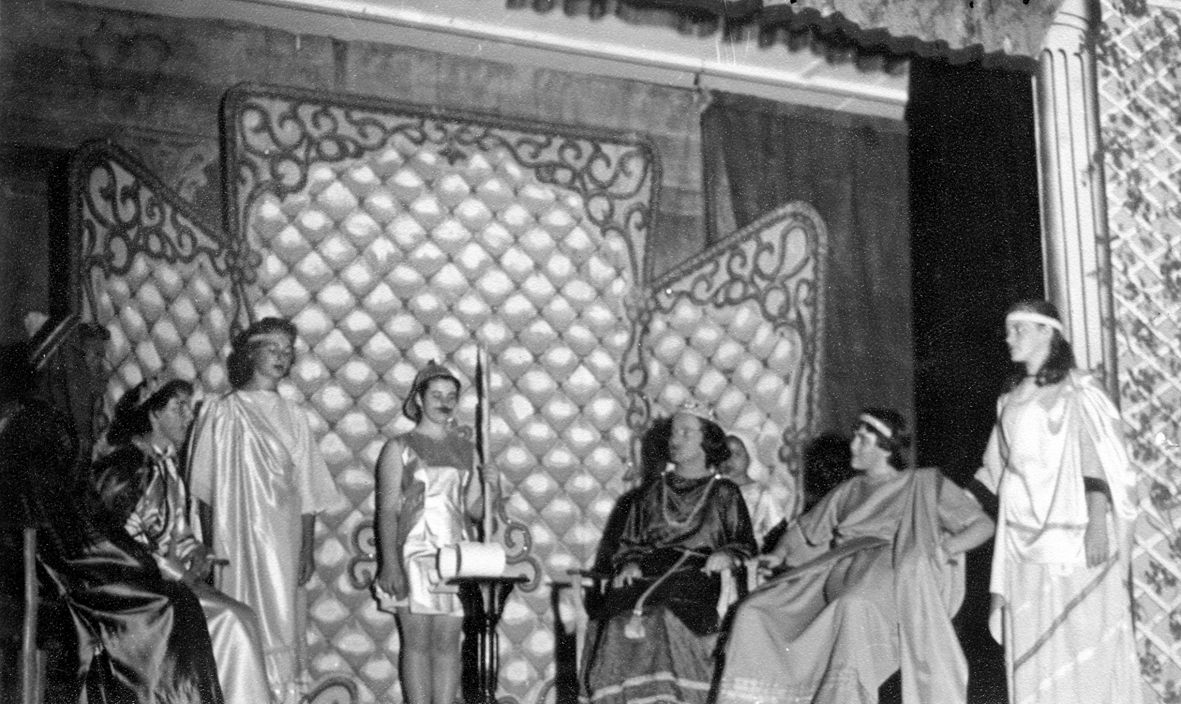 Stella Maris L R Betty Petra Alicia Hogg Catherine Norman and Nancy Hayes 1958