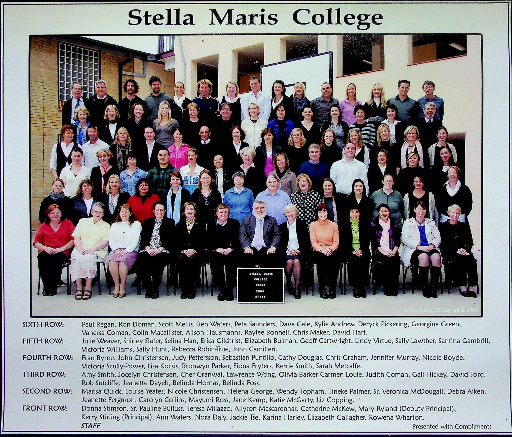 Stella Maris Staff photo 2008