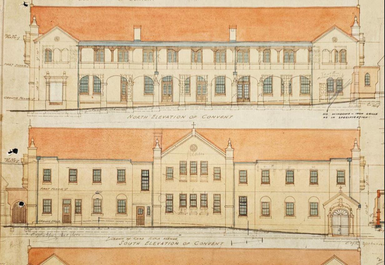 Convent plans 2 elevation