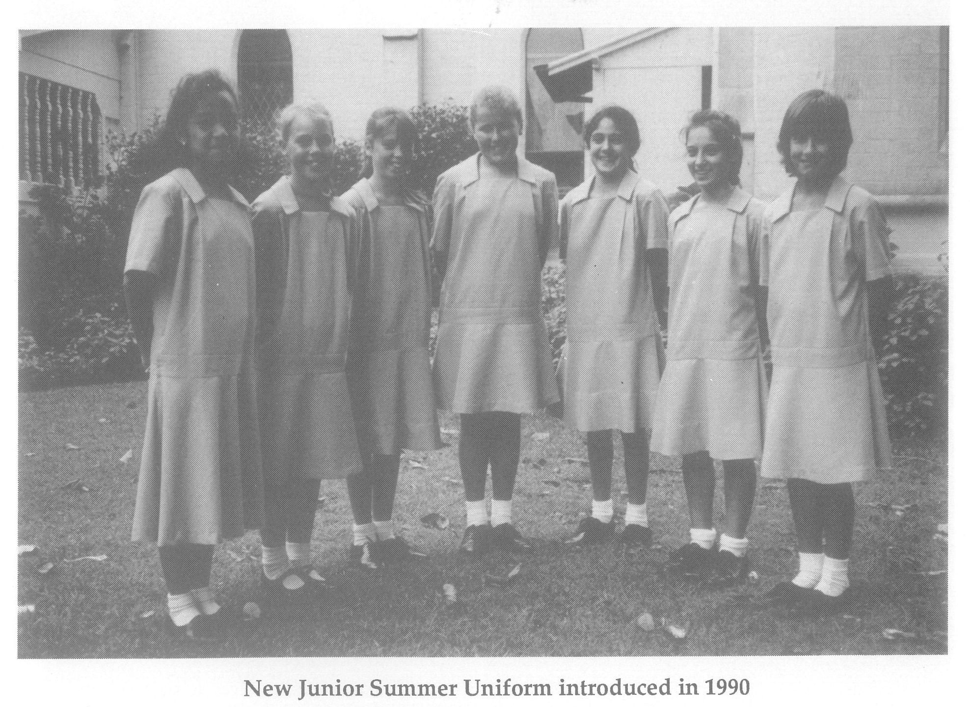 New summer uniform 1990