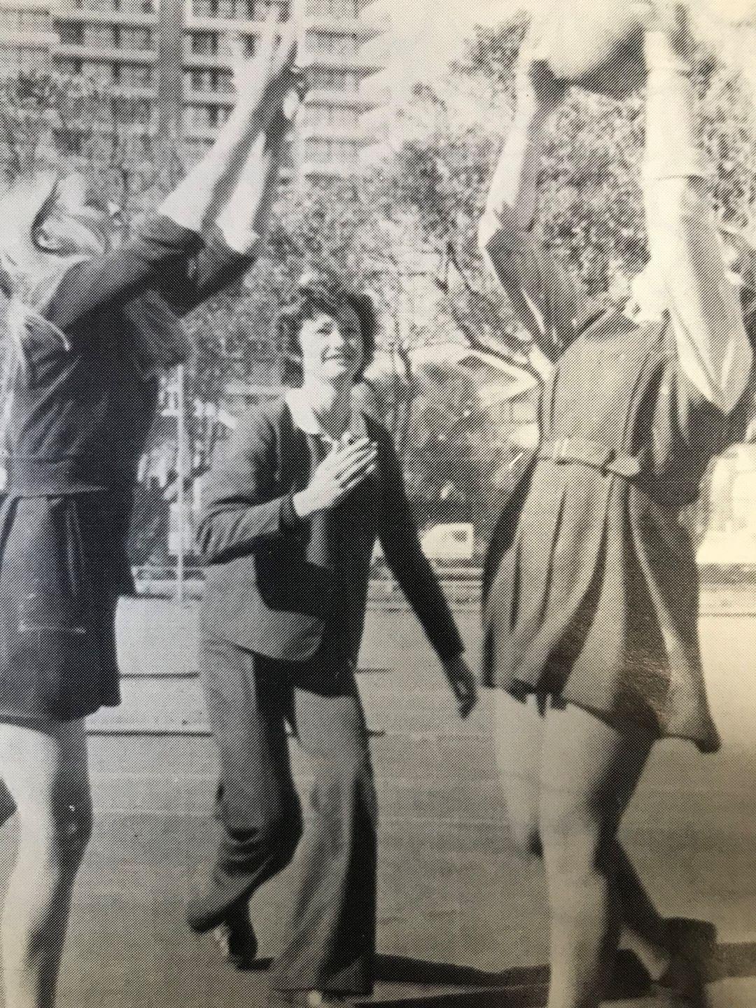 Pants in senior uniform kate pecar 1978 yearbook